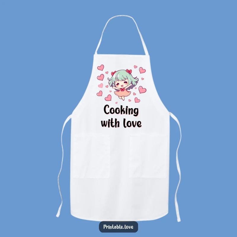 Funny Love Dancing Character Apron: Cook with Joy, Hilarious Funny Gift!