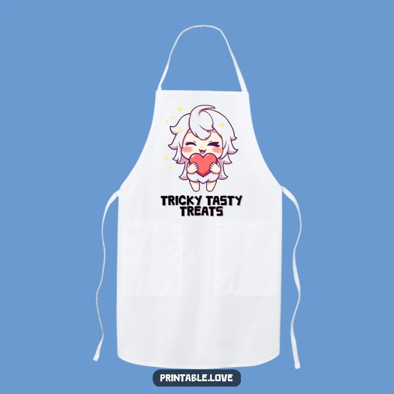 Funny Winking Heart Apron: Cook with Mischief, A Playful Gift for Chefs
