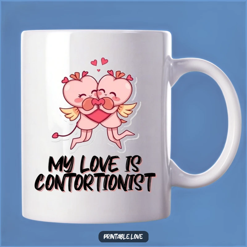 Funny Acrobatic Love Mugs: A Hilarious Gift for Couples with Playful Hearts