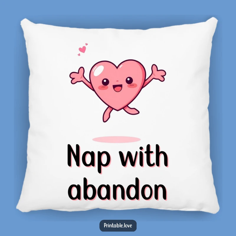 Soft Funny Tiny Heart Leaping Pillow: Cuddle Up with Joy, A Comfortable Gift