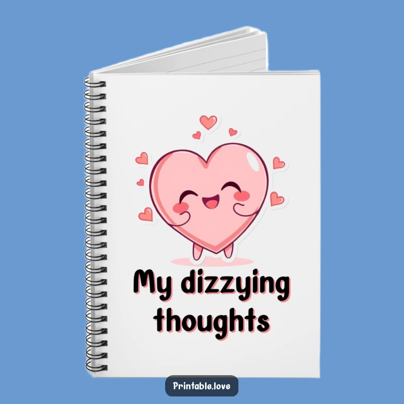 Funny Glee Heart Notebook: Journal Your Joy, Tumbling Fun