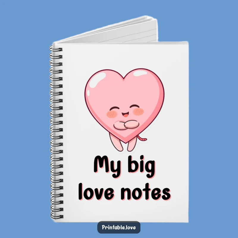 Funny Giggling Heart Notebook: Joyful Notes, Practical Gift