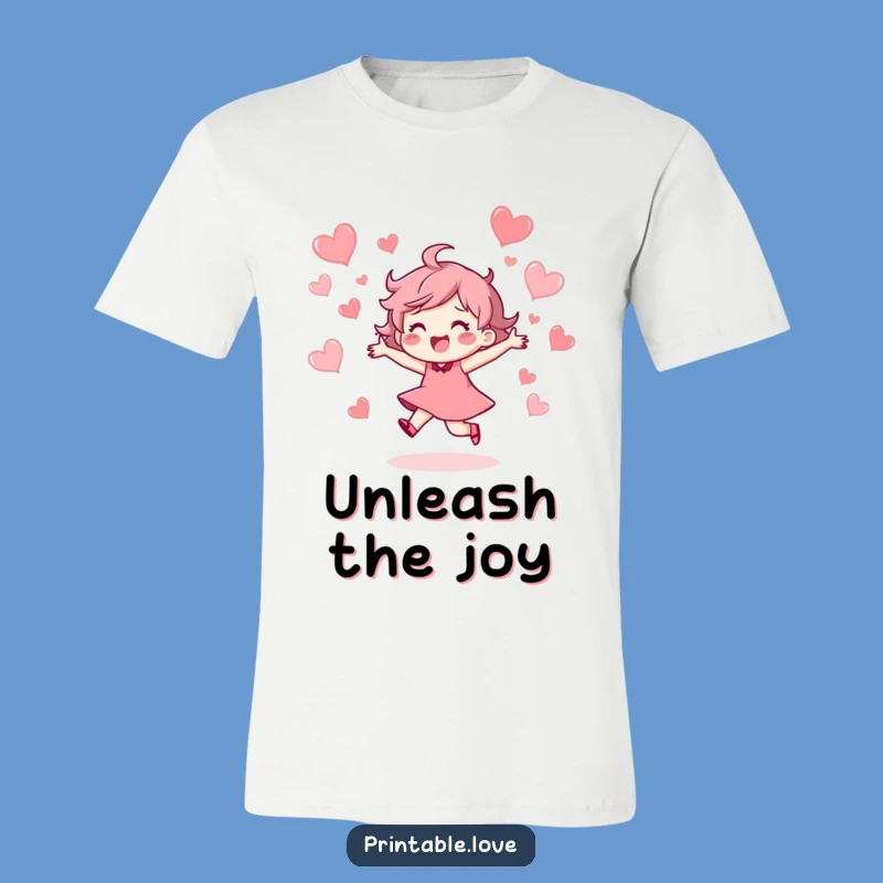 Funny Dancing Heart Character T-Shirt: Spread Joyful Vibes as a Perfect Funny Gift