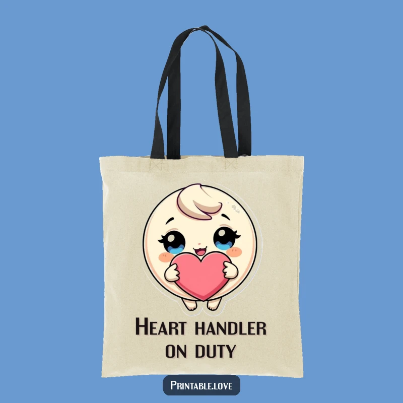 Funny Giggling Heart Tote Bag: Carry Your Love, A Practical and Adorable Gift